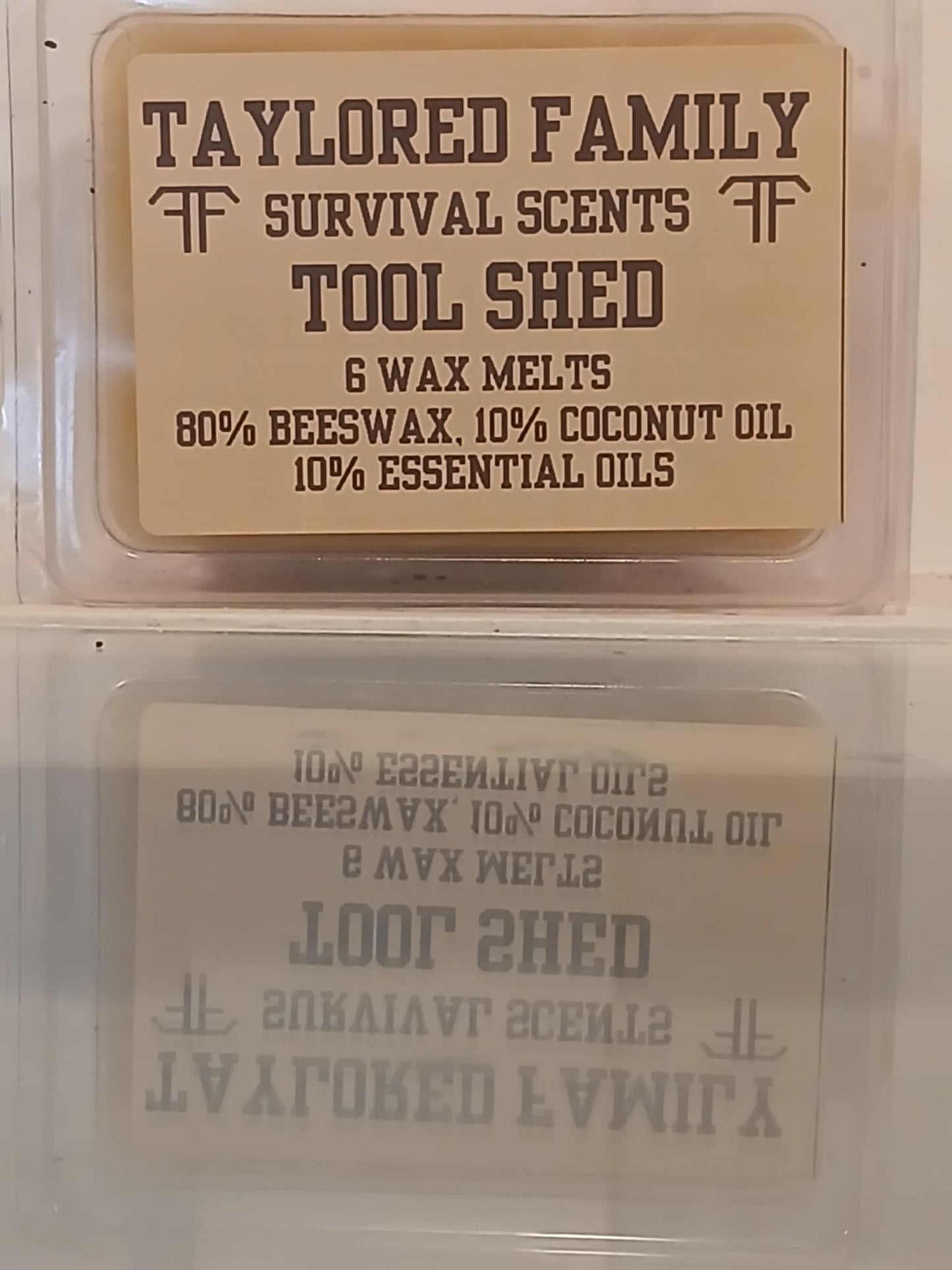 Tools Shed Taylored Family Survival Scents, 6-Pack, Beeswax & Essential Oils, Hand-Poured USA