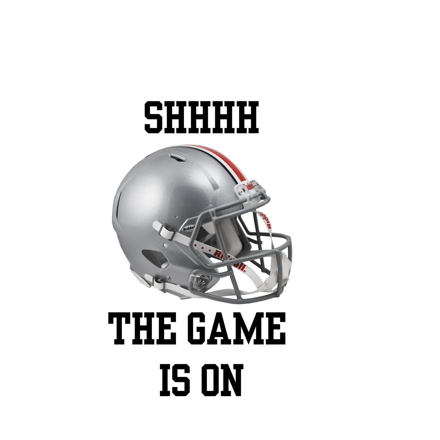 Football Fan Socks – “SHHHH, The Game Is On” (Team Color Options)