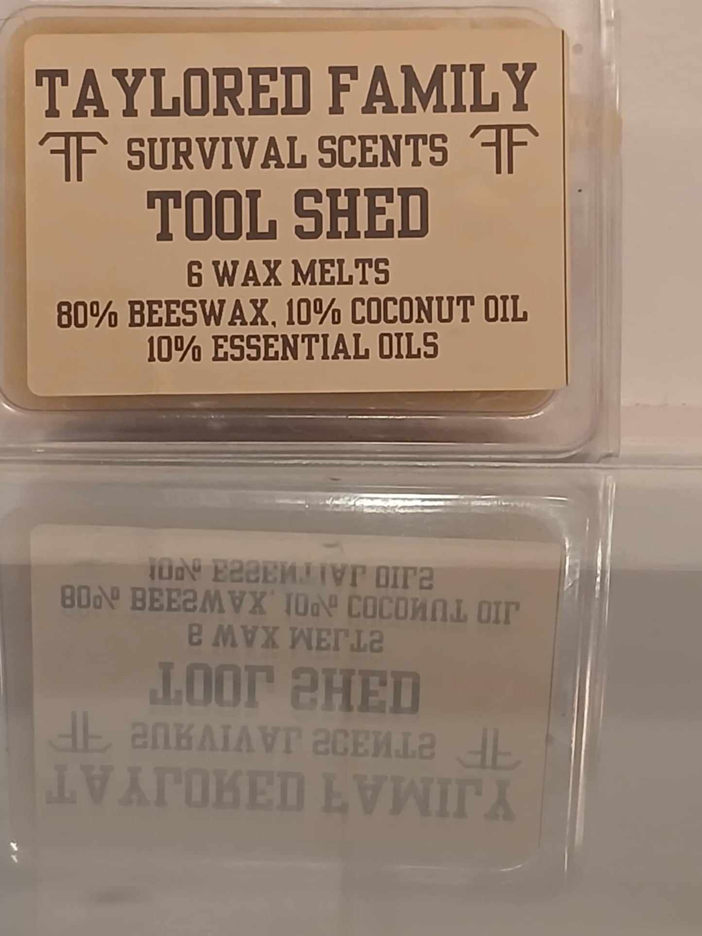 Tools Shed Taylored Family Survival Scents, 6-Pack, Beeswax & Essential Oils, Hand-Poured USA