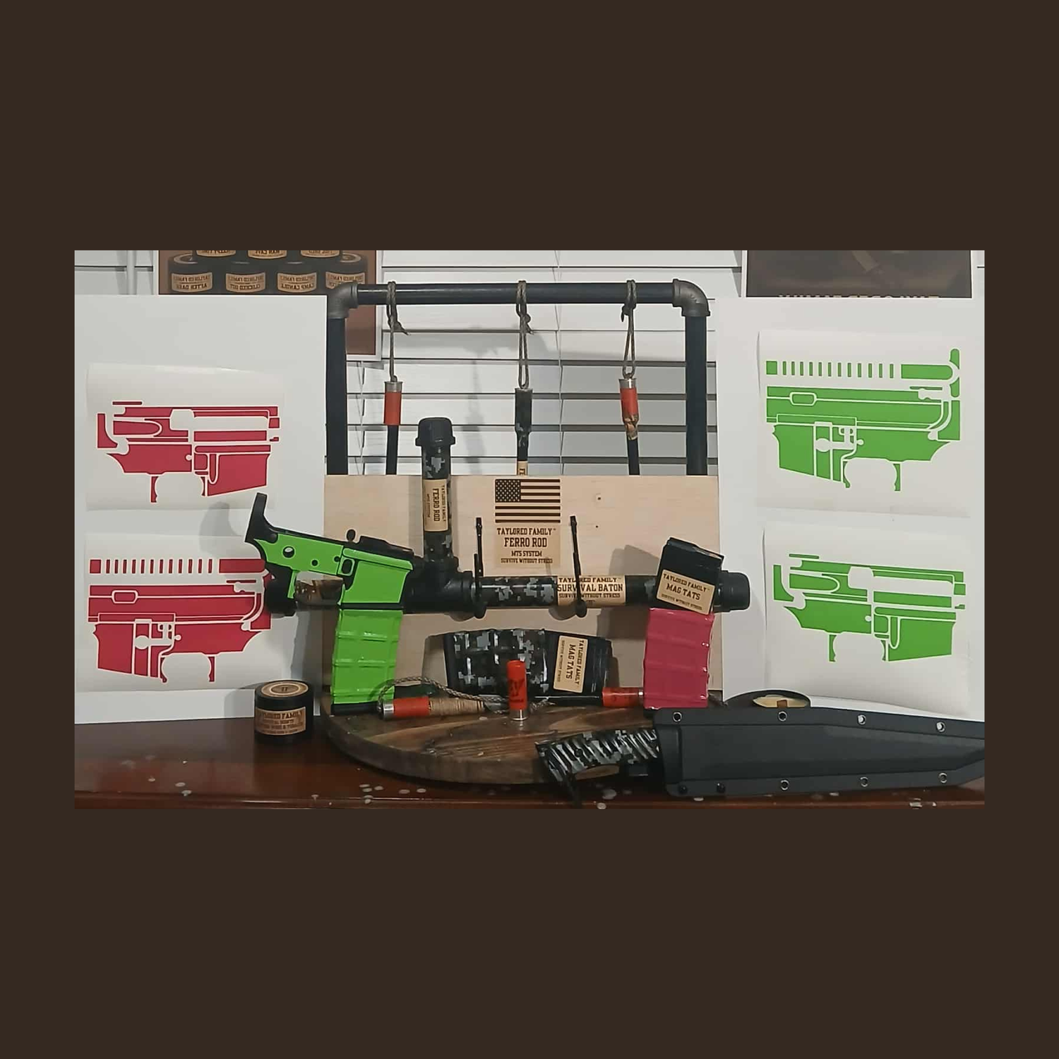 Taylored Family™ Gun & Gear Tats. Customize Your Gear