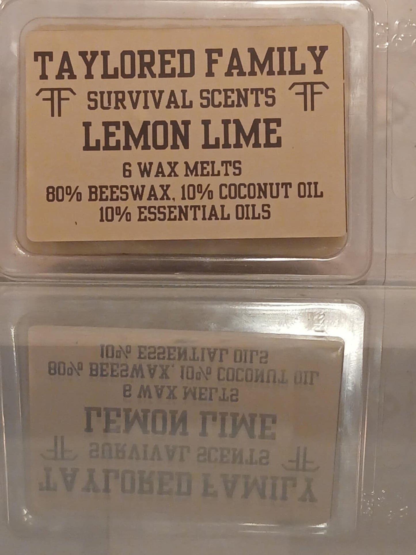 — Taylored Family Survival Scents, 6-Pack, Beeswax & Essential Oils, Hand-Poured USA