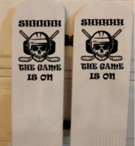 Custom Printed Hockey Ankle Socks Using high-quality sublimation printing, we create bold, designs that won’t fade, crack, or peel.