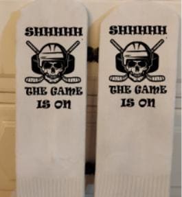 Custom Printed Hockey Ankle Socks Using high-quality sublimation printing, we create bold, designs that won’t fade, crack, or peel.