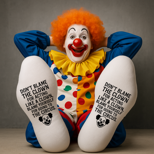 Don’t Blame the Clown – Taylored Family™ Work Socks