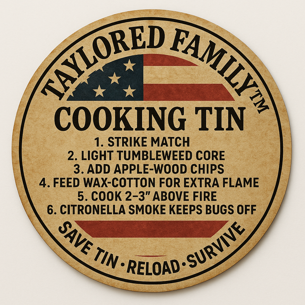 All-in-One Cooking Candle – Bug Repelling Survival Flame