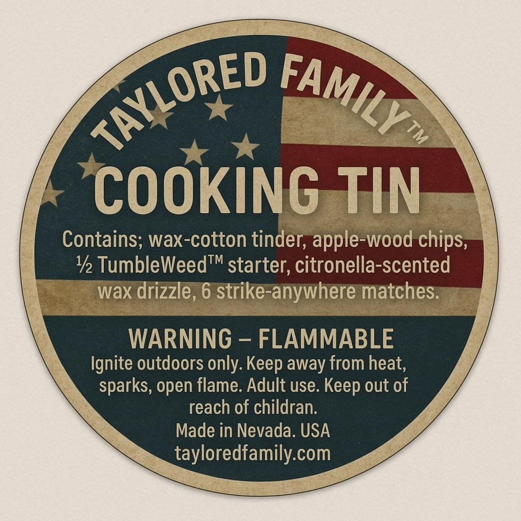All-in-One Cooking Candle – Bug Repelling Survival Flame