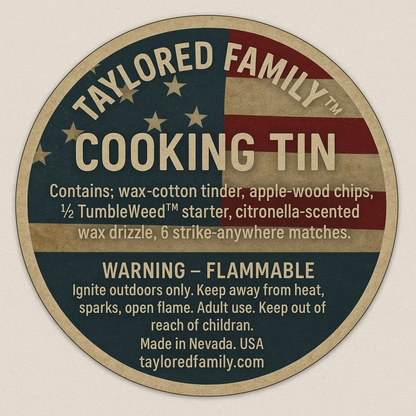 All-in-One Cooking Candle – Bug Repelling Survival Flame