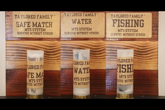 Taylored Family™ 12G Modules 3-Pack — Fire • Water • Food (Part of the Patent-Pending MTS Survival System