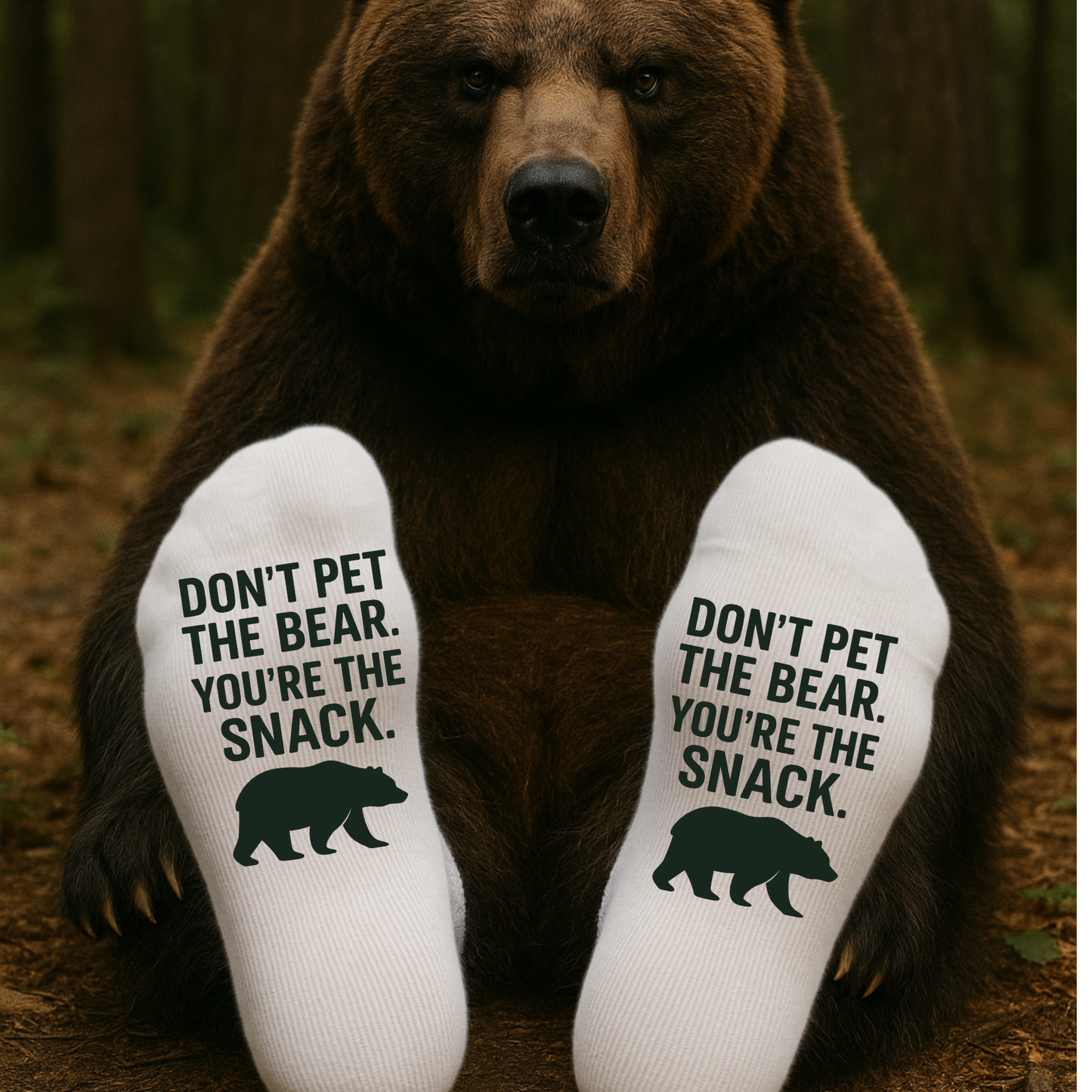 Don’t Pet the Bear – Taylored Family™ Work Socks