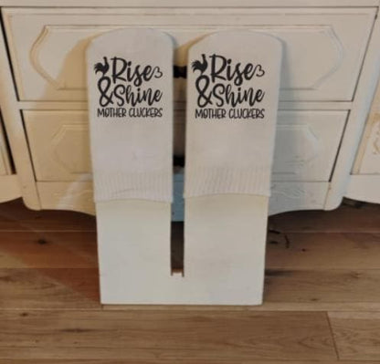 Rise And Shine, Ankle Socks Using sublimation printing, we create bold, designs that won’t fade, crack, or peel. Custom Print