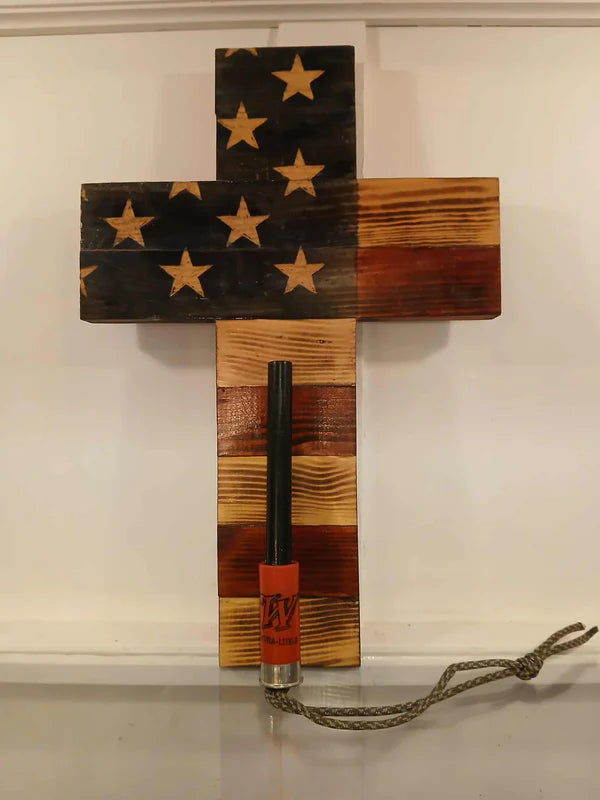 Taylored Family, Ferro Rod and Tinder Kit with 1/2" x 5" Rod, 6" PVC Tube, Cotton, Cedar, Wax Pads, Jute, Tumbleweed for Camping & Survival