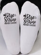 Rise And Shine, Ankle Socks Using sublimation printing, we create bold, designs that won’t fade, crack, or peel. Custom Print