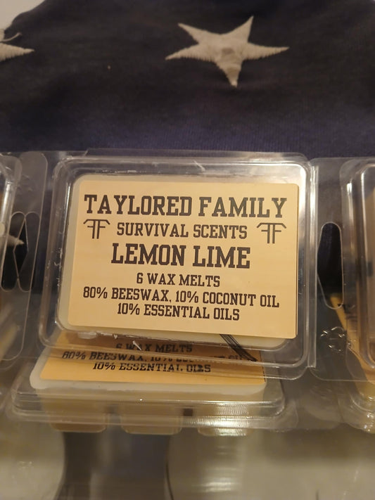 — Taylored Family Survival Scents, 6-Pack, Beeswax & Essential Oils, Hand-Poured USA